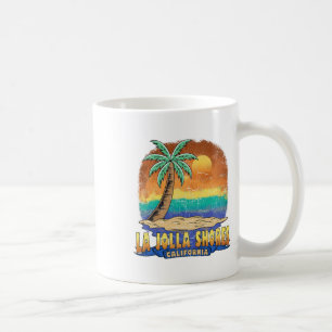 Taza De Café La Jolla Shores California Vintage Trastornado Sou