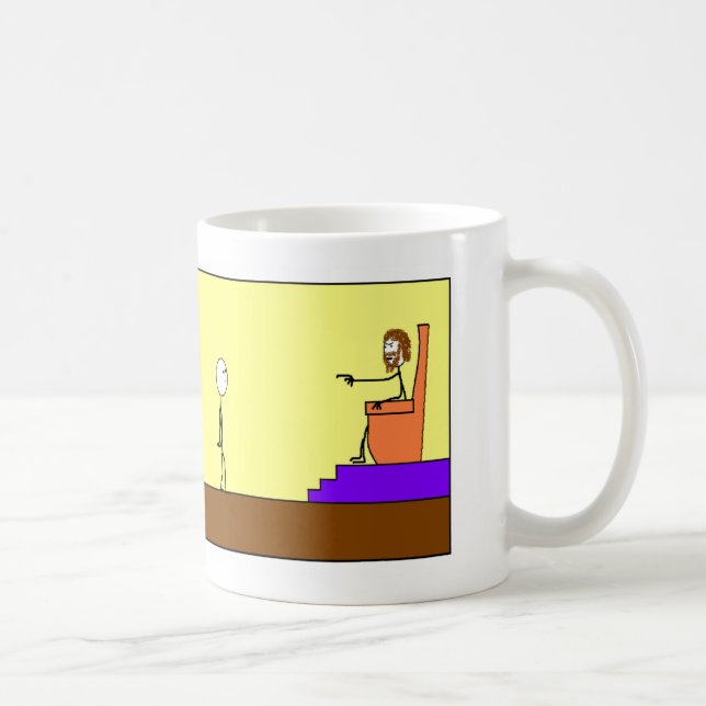 Taza De Café La justicia perfecta pt1 de Yahweh (Derecha)
