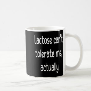 Taza De Café La lactosa no puede tolerar el humor vegano gracio