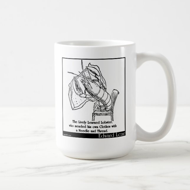 Taza De Café La langosta docta animada (Derecha)