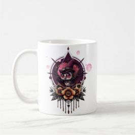 Taza De Café La lechuza Steampunk: guardiana de secretos.