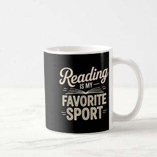 Taza De Café La lectura es el deporte favorito de mujeres hombr