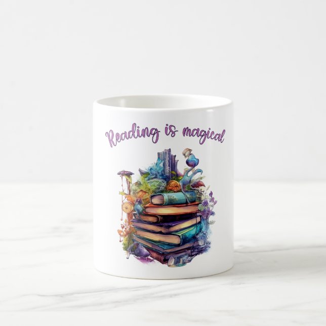 Taza De Café La lectura es mágica (Centro)
