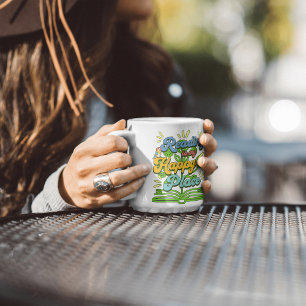 Taza De Café La lectura es mi lugar feliz Colorido