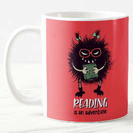 Taza De Café La lectura es una aventura divertida para maestros