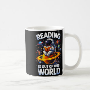 Taza De Café La lectura es una camisa divertida fuera de este m