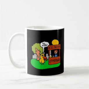 Taza De Café La Lemonada Fresca De Hielo Tiene Algún Pato De Uv