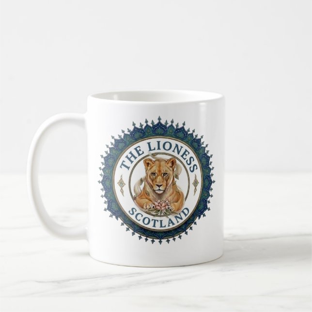 Taza De Café La Leona. Escocia (Izquierda)