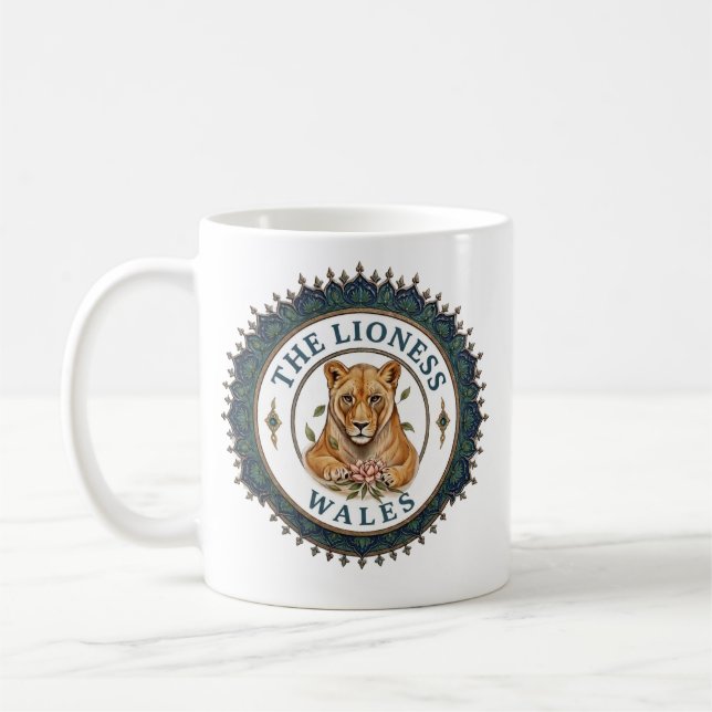 Taza De Café La Leona. Gales (Izquierda)