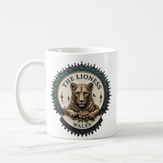 Taza De Café La Leona. Gales (Izquierda)