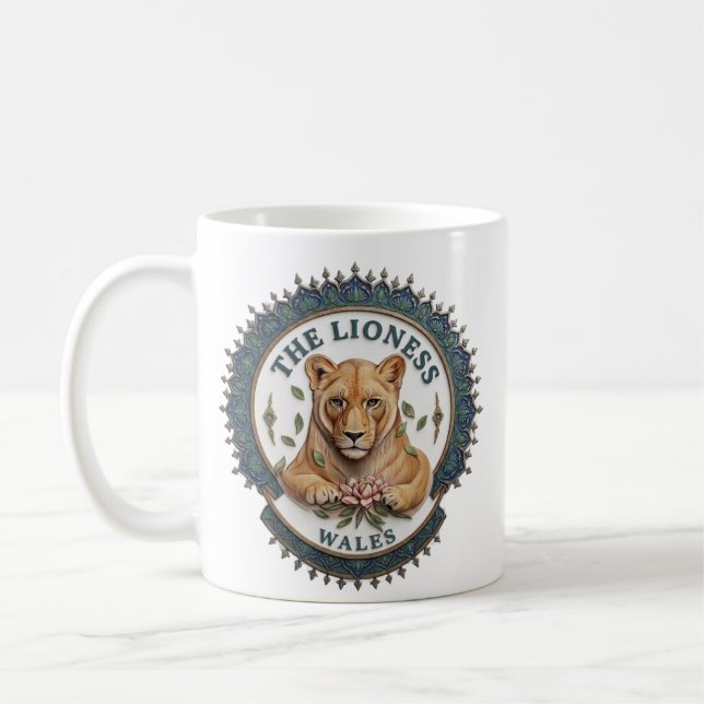 Taza De Café La Leona. Gales (Izquierda)