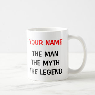 Taza De Café La leyenda del mito del hombre tazón para los hom