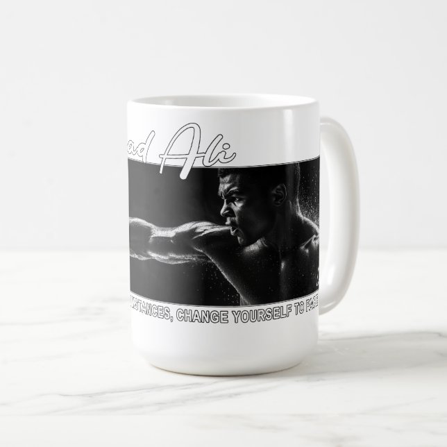 Taza De Café La leyenda Muhammad Ali (Anverso derecho)