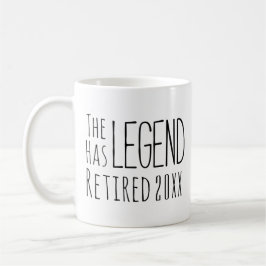 Taza De Café La leyenda se ha retirado 2021