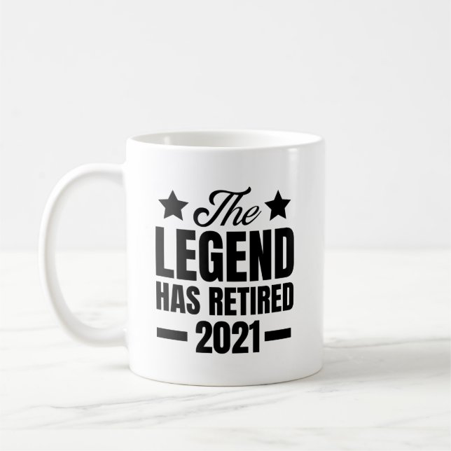 Taza De Café La leyenda se ha retirado en 2021 (Izquierda)