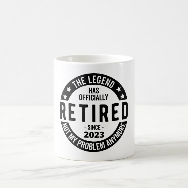 Taza De Café La Leyenda Se Ha Retirado Oficialmente, Retirada 2 (Centro)