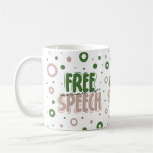 Taza De Café La libertad de expresión es un derecho humano