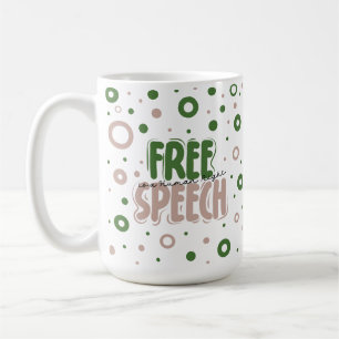 Taza De Café La libertad de expresión es un derecho humano
