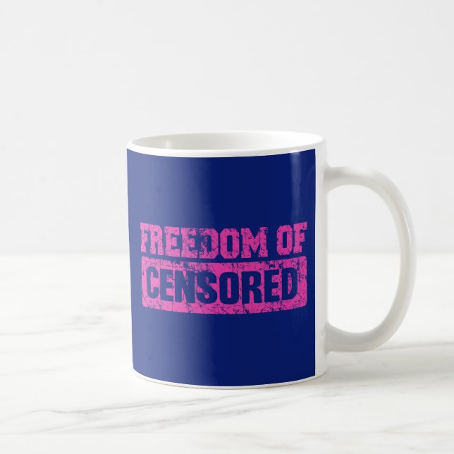 Taza De Café La libertad de expresión tal vez no sea así (Derecha)