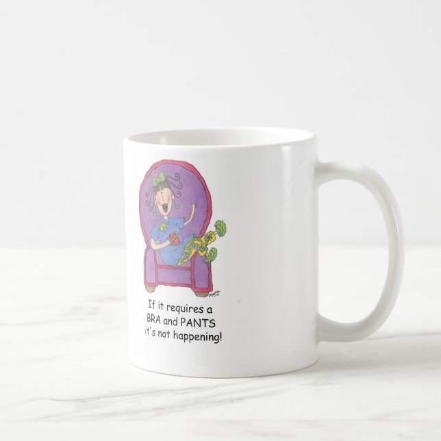 Taza De Café La limpieza de la casa chupa el sujetador y los (Derecha)
