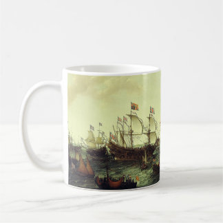 Taza De Café La llegada del Elector Palatino a Flushing