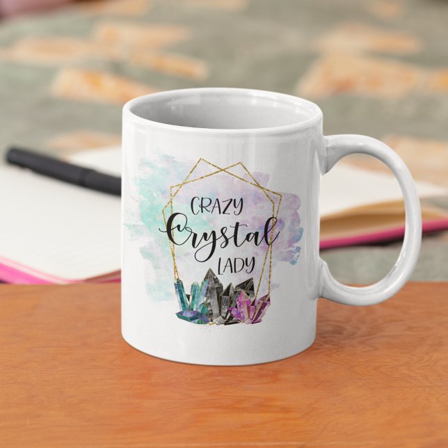 Taza De Café La loca dama de cristal hermosa (Subido por el creador)