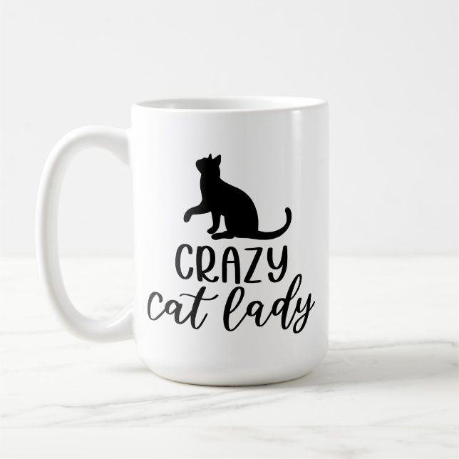 Taza De Café La loca dama del gato (Izquierda)