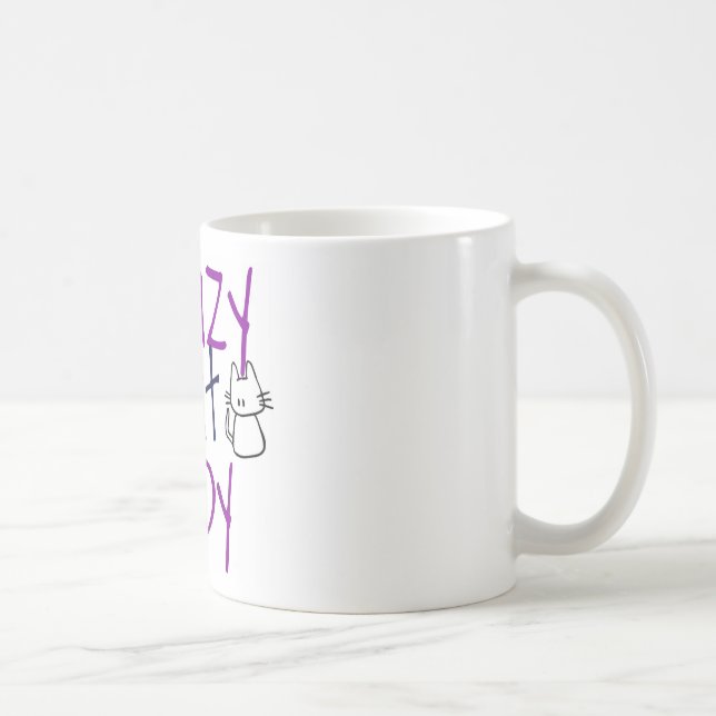 Taza De Café La loca dama del gato (Derecha)