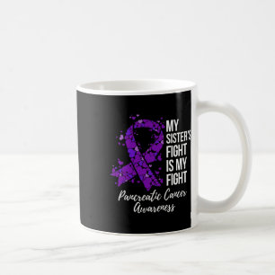 Taza De Café La lucha de mi hermana contra el cáncer de páncrea