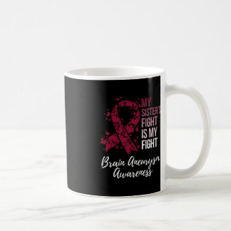 Taza De Café La lucha de mi hermana es consciente de la lucha c