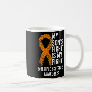 Taza De Café La lucha de mi hijo es contra la esclerosis múltip
