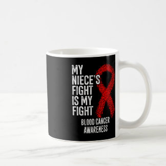 Taza De Café La lucha de mi sobrina es mi lucha contra el cánce