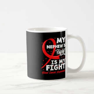 Taza De Café La lucha de mi sobrino es contra el cáncer de sang