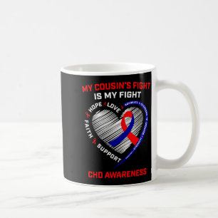 Taza De Café La lucha de mis primos es mi lucha Enfermedad card