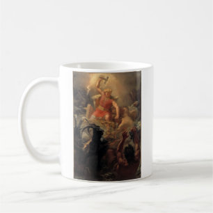 Taza De Café La lucha de Thor con los gigantes