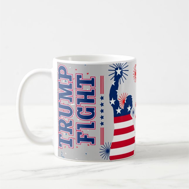 Taza De Café La lucha de Trump (Izquierda)