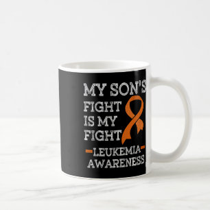 Taza De Café La lucha del hijo es mi lucha contra la leucemia 1
