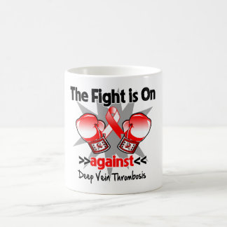 Taza De Café La lucha está encendido contra trombosis profunda