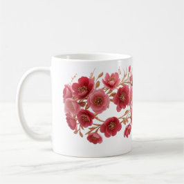 Taza De Café La lujosa corona floral del día de la madre