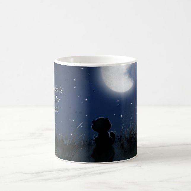 Taza De Café La luna es mágica    (Centro)