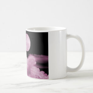 TAZA DE CAFÉ LA LUNA LLENA SE NUBLA ROSA