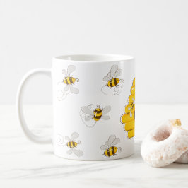 Taza De Café La luz de Bee Lover: abrazar a la naturaleza con n