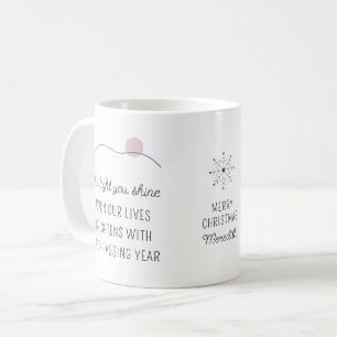Taza De Café La Luz que Brillas Feliz Navidad