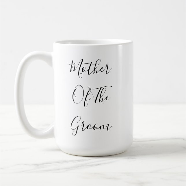 Taza De Café La Madre De Los Bodas Groom Un Favor De Regalo Clá (Izquierda)