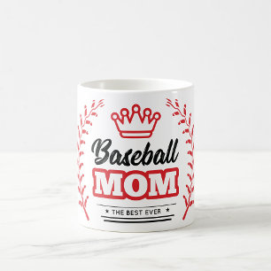Taza De Café La Madre Del Béisbol Camisa La Mejor Corona De La 