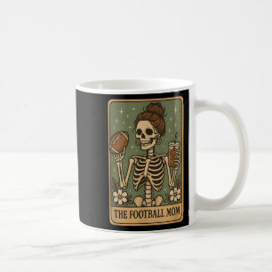 Taza De Café La madre del fútbol Tarot Card Skeleton Game Day P