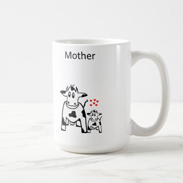 Taza De Café La madre parga Caofline a la vaca (Derecha)