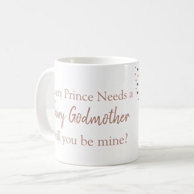 Taza De Café La madrina cada príncipe necesita a una hada (Anverso izquierdo)