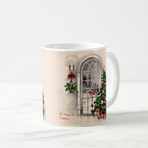 Taza De Café La magia de los Navidades en casa