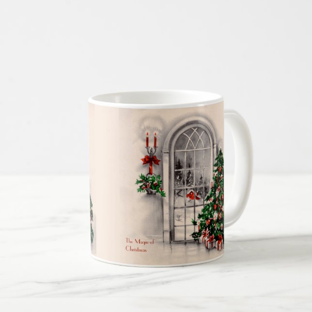 Taza De Café La magia de los Navidades en casa (Anverso derecho)